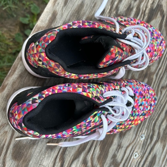 - PRE OWNED MEN’S ADIDAS ZX FLUX MULTICOLOR PRISM size 8 1/2 - Picture 12 of 16